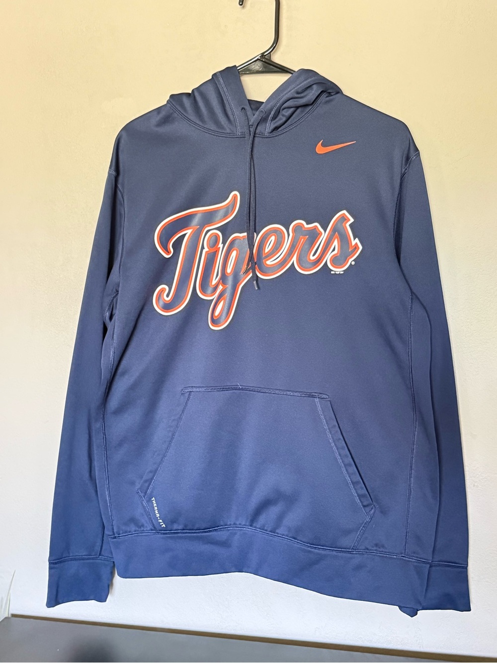 Nike Navy Detroit Tigers Pullover Hoodie